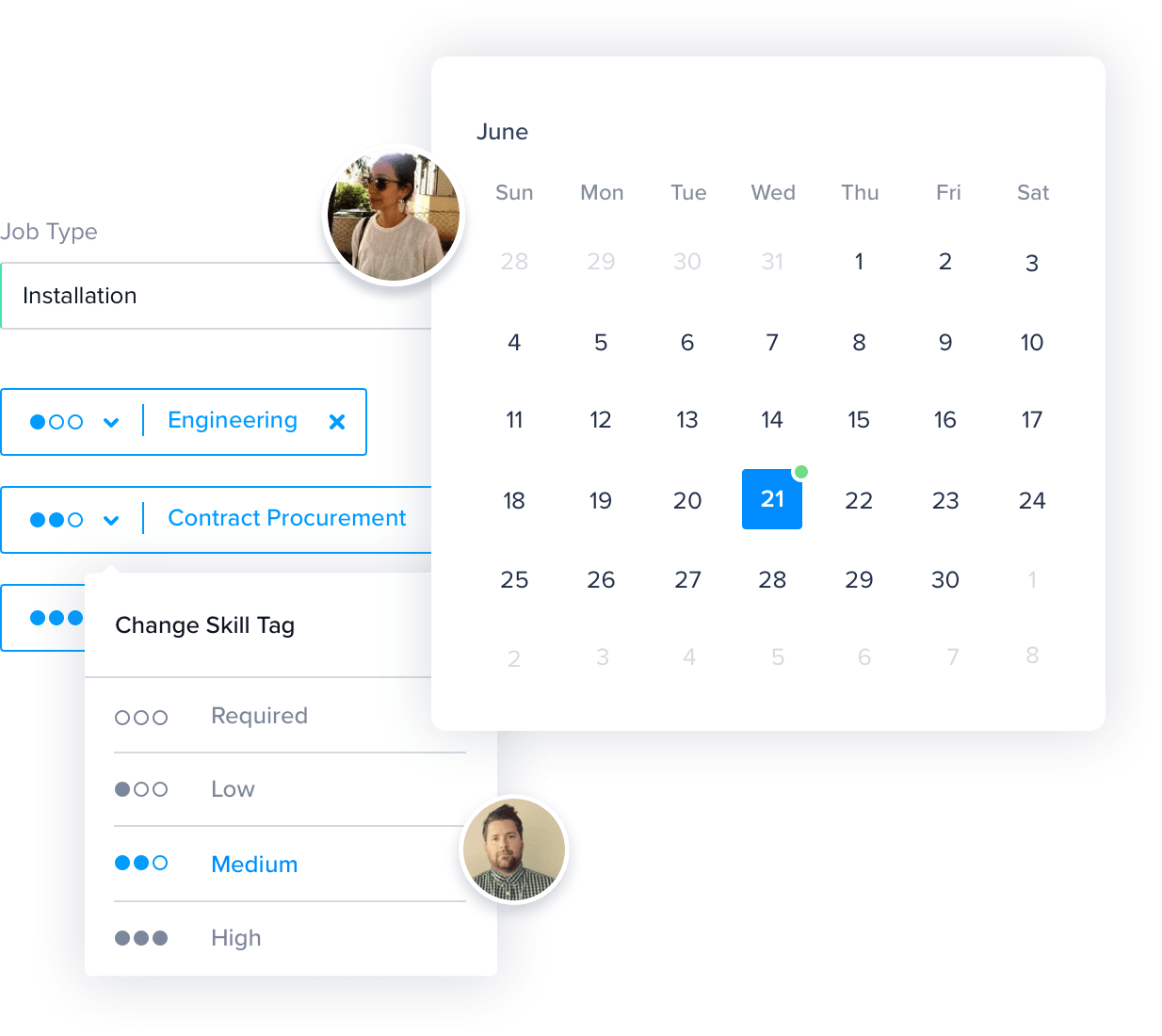 Manage dynamic teams on complex projects