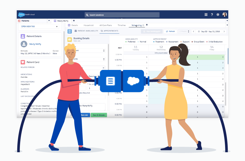 Skedulo for Healthcare - Built Natively on Salesforce Healthcloud resource cover