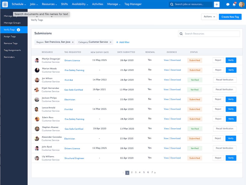 Tag Management Console screenshot 4