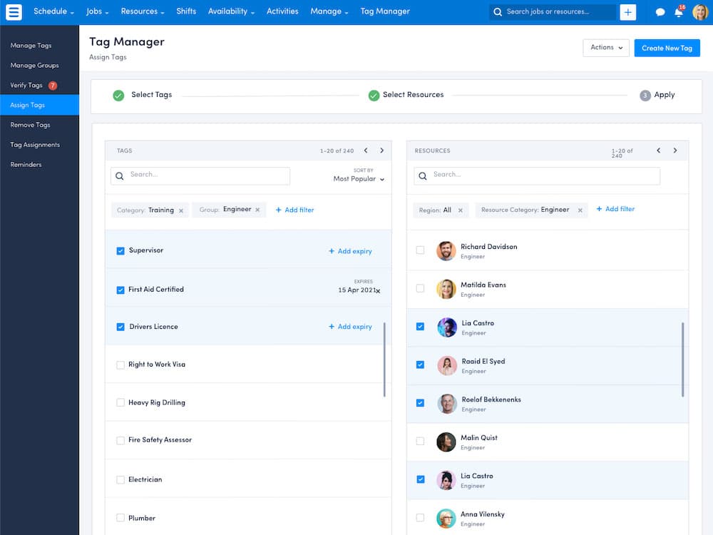 Tag Management Console screenshot 3