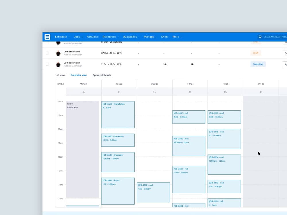 Timesheet Console screenshot 4
