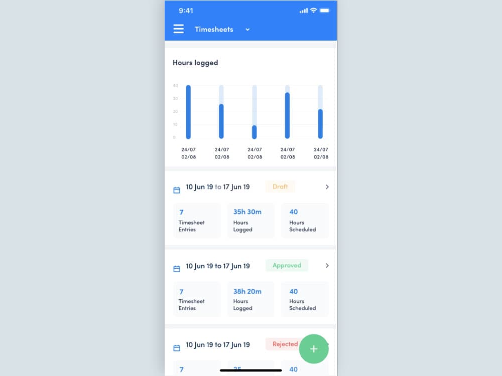 Timesheet Console screenshot 2