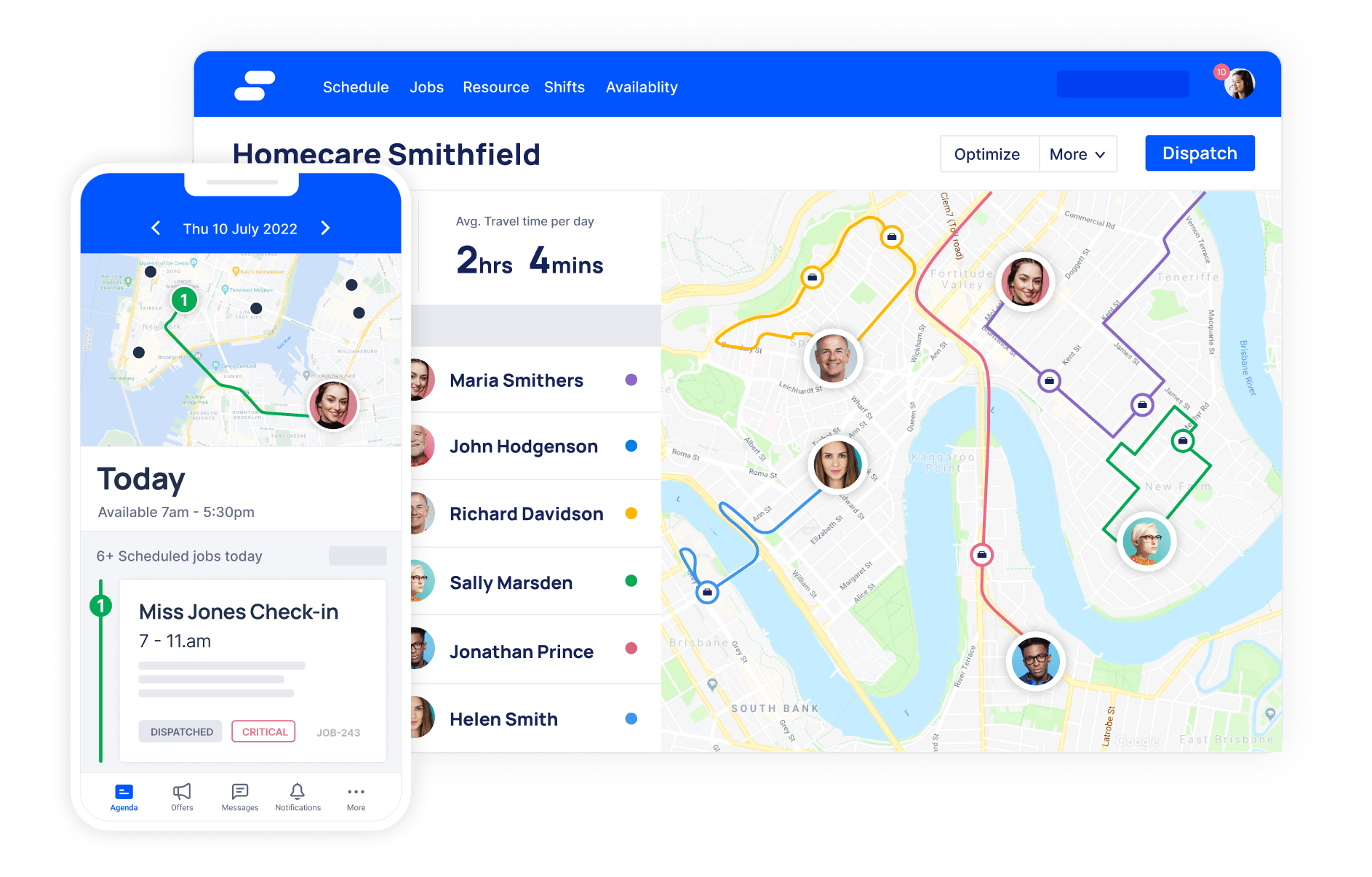 Homecare software for your mobile workforce