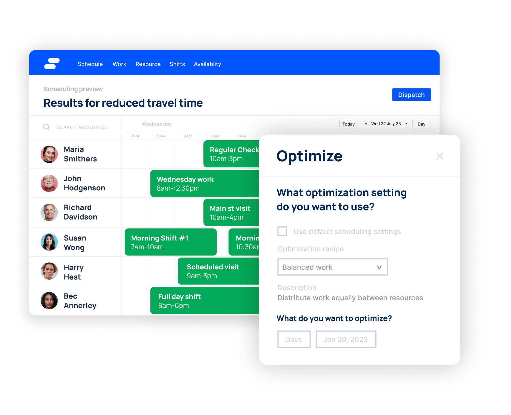 Automate the complex process of scheduling