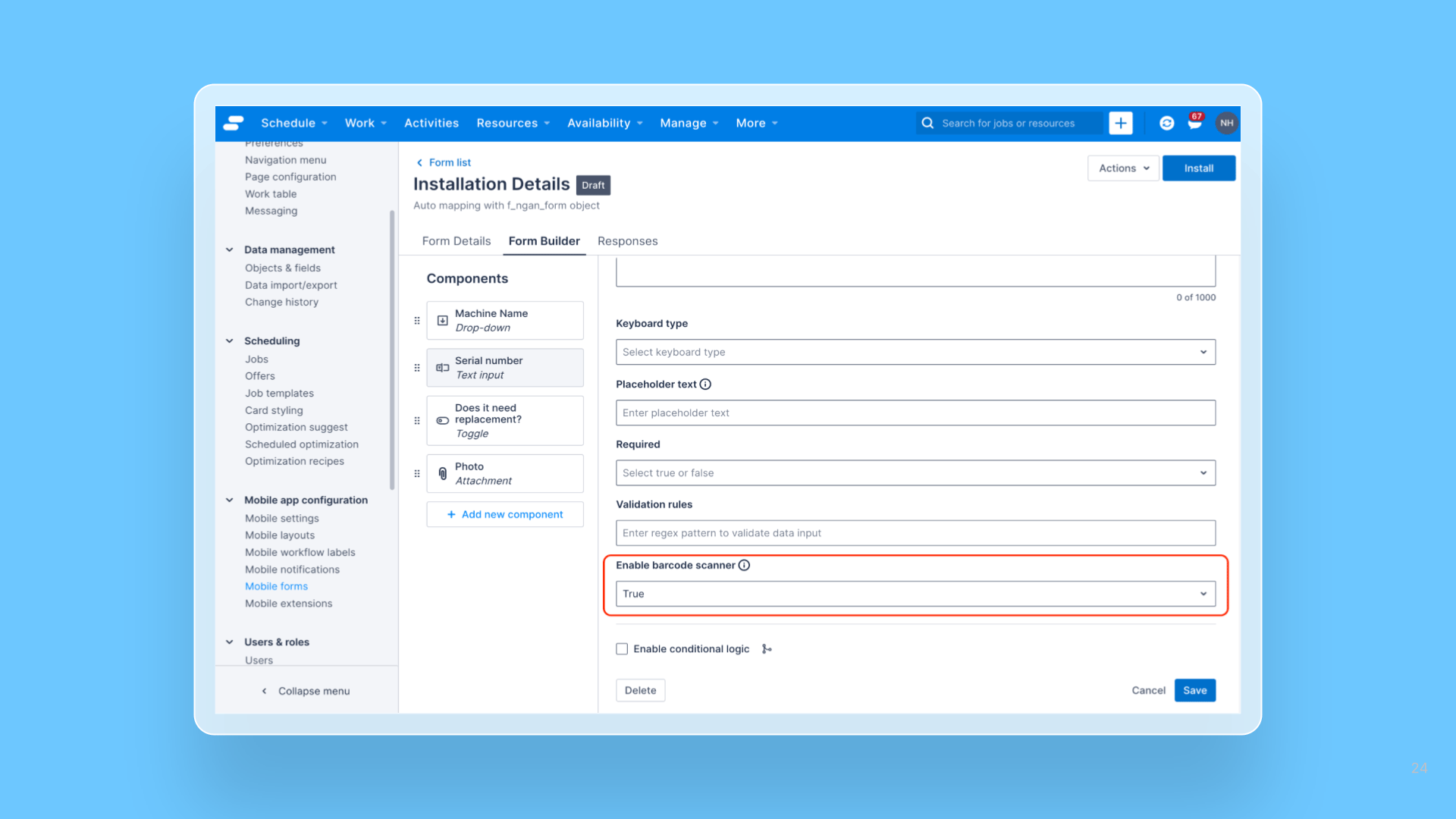 Form Builder – Barcode and QR scanner support in text components cover image