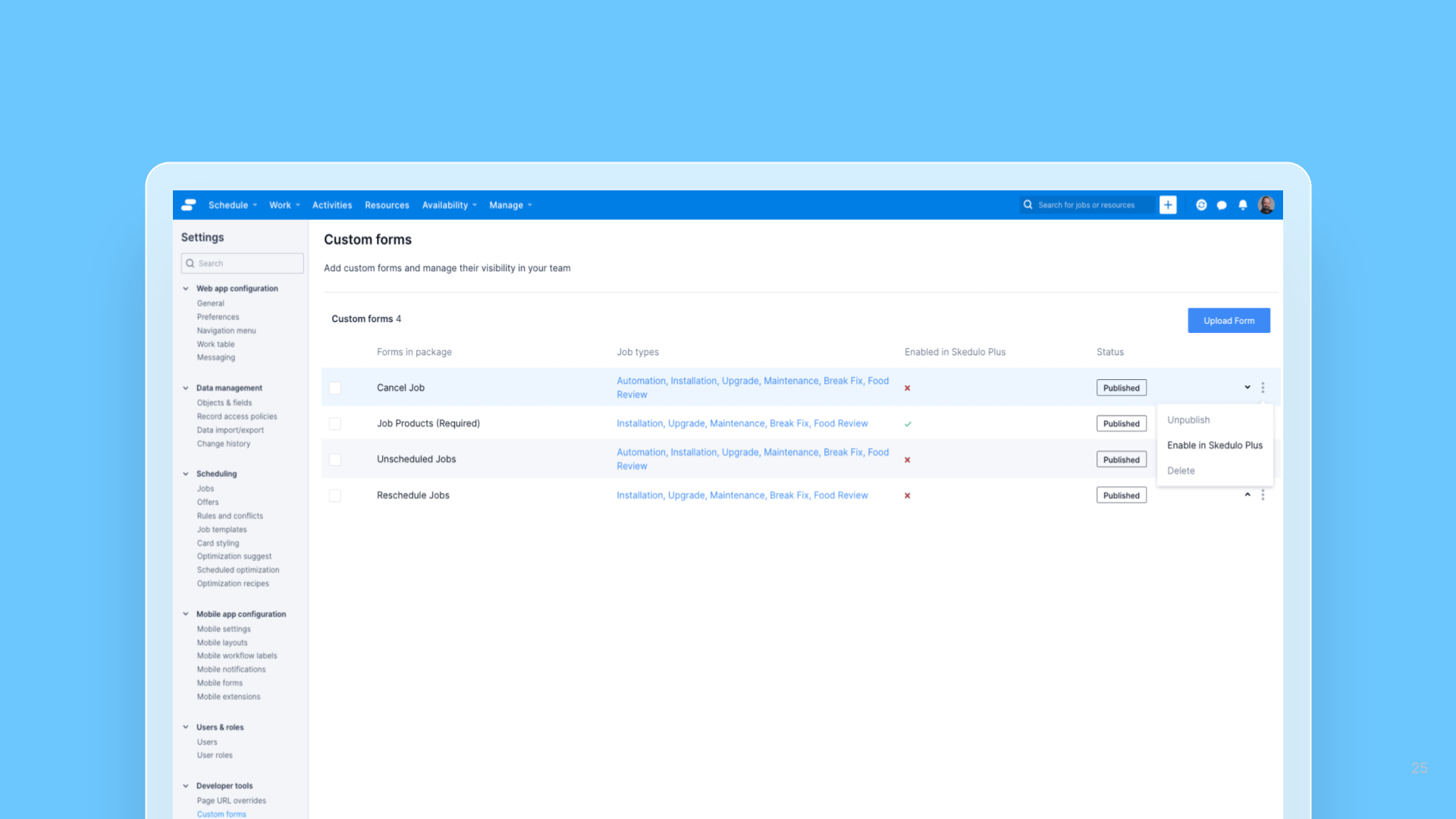 Skedulo Plus now supports v2 custom forms (Closed beta) cover image