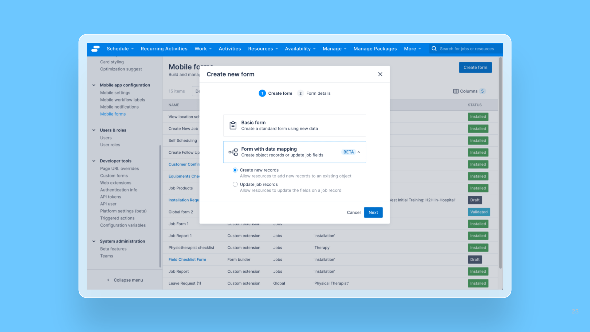 Form Builder – Custom data mapping is now available in Beta cover image