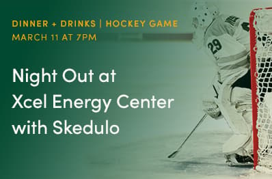 Night out at Xcel Energy Center with Skedulo