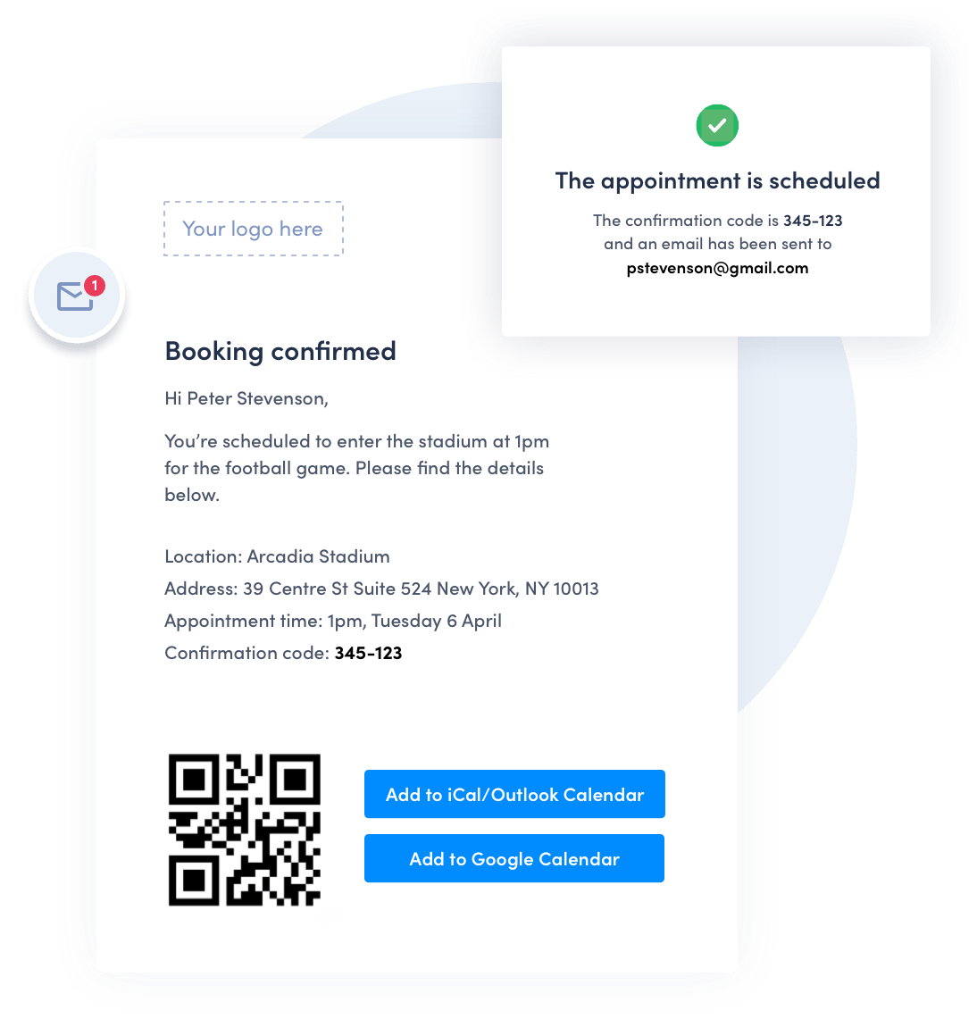 Provide appointment details, reminders, and instructions