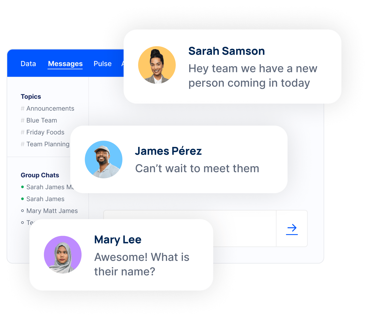 Fast, efficient team communication for your mobile workers