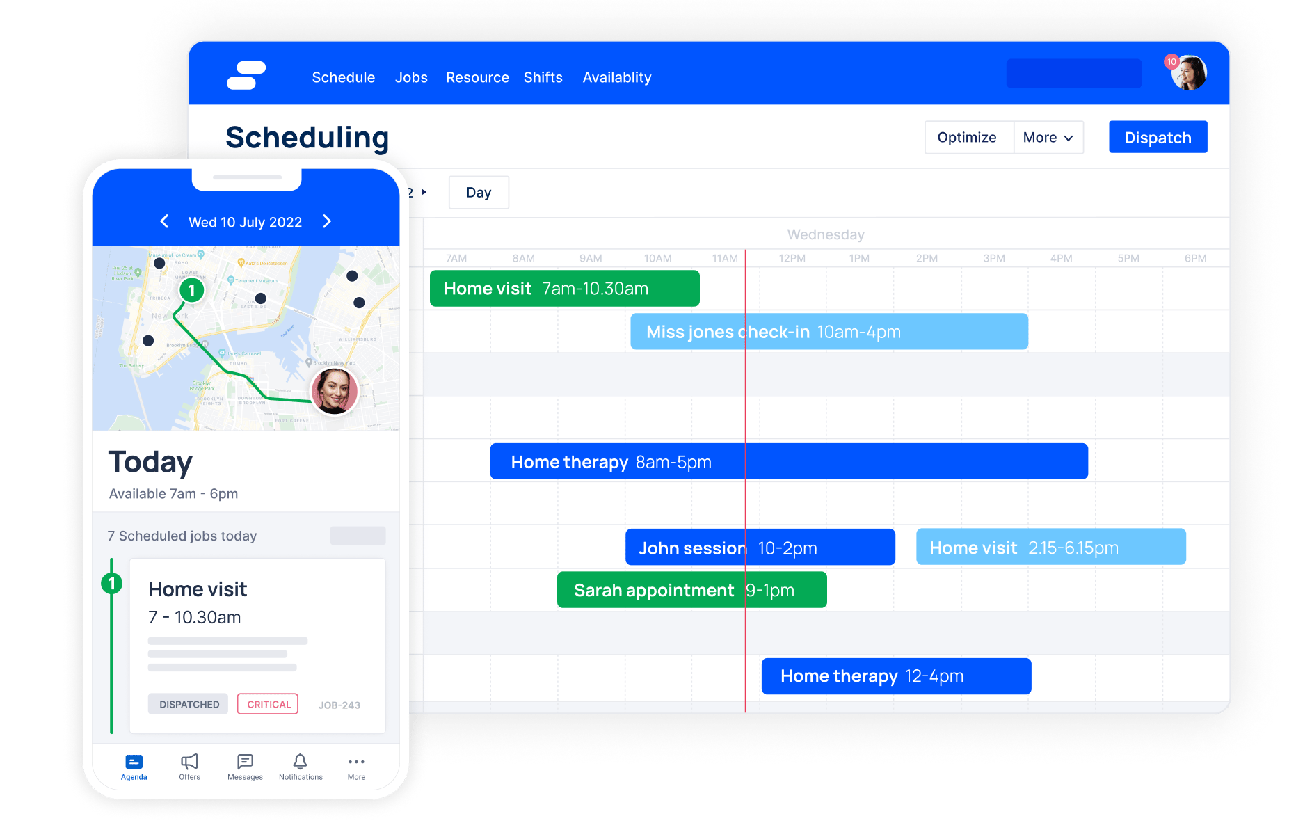 The scheduling platform crafted for the needs of large and complex teams