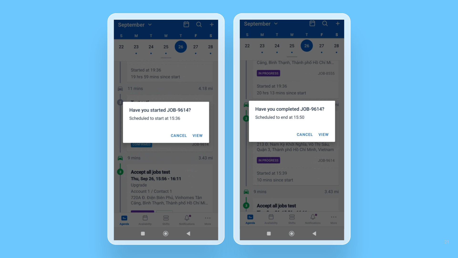 Skedulo Plus – Timer Based Proximity Notifications cover image