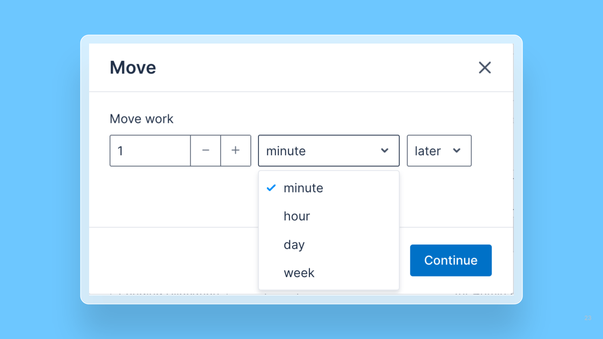 Bulk move jobs by hours or minutes cover image