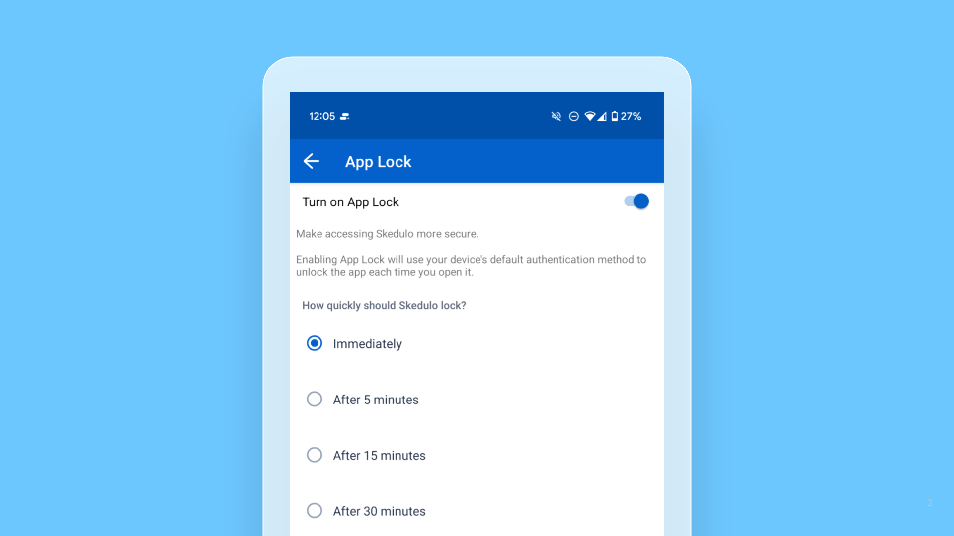 Skedulo Plus – App Lock cover image