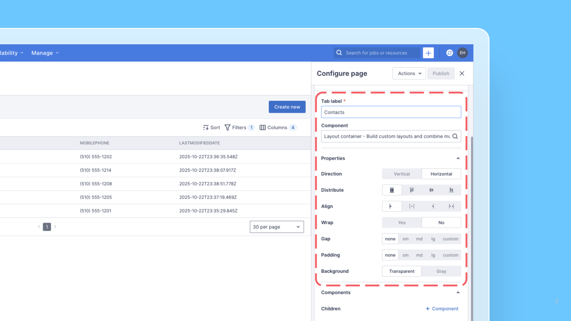 Page builder: Improved layouts and create flows cover image