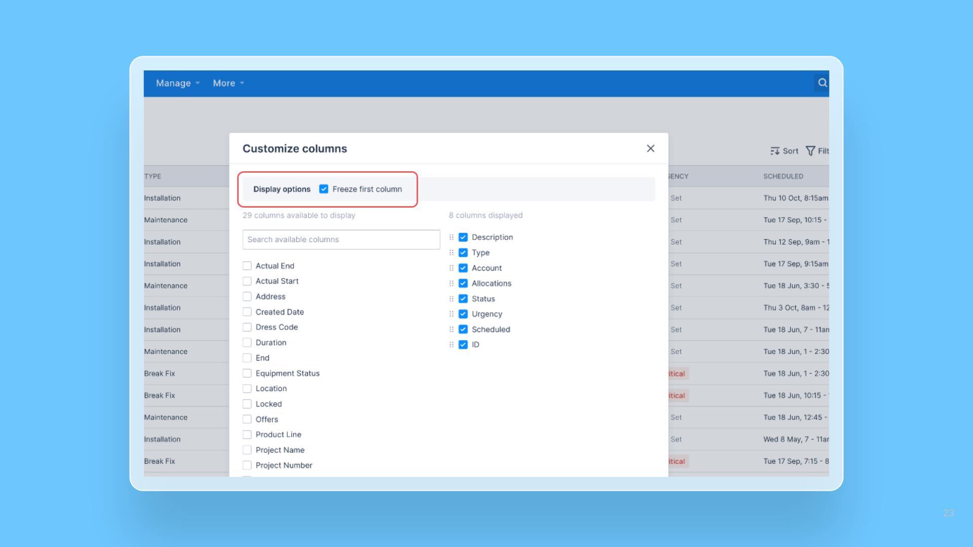 Horizon list view UX improvements cover image