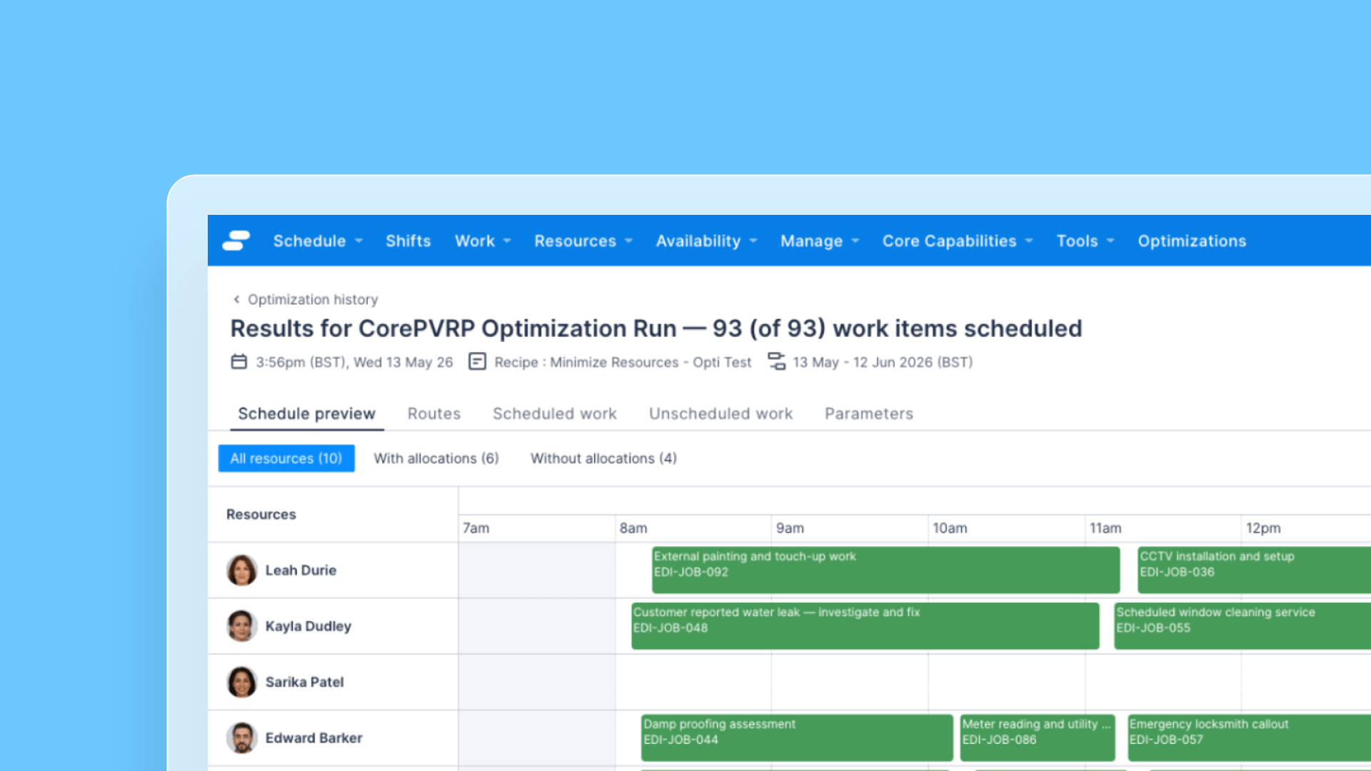 Optimization results: filter resources by allocation status cover image