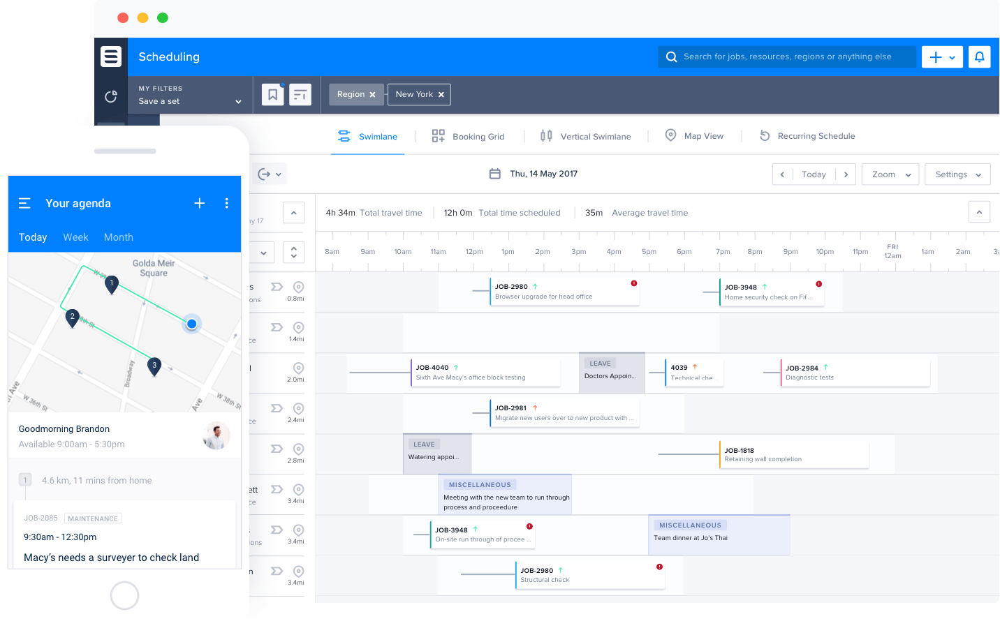 Employee Scheduling App Screenshot