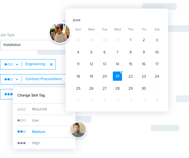 home visit schedule template