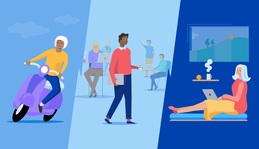 Mobile Workforce Vs Telecommuting Remote Work Skedulo The Digital Revolution Has Forever Changed Way We Work Making Era Of 9 To 5 Day And Desk Based Worker A Thing Past