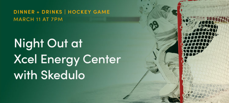 Night out at Xcel Energy Center with Skedulo